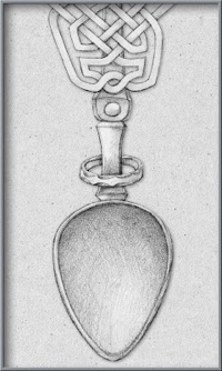 Cariad spoon Sketch 1 Detail (c)